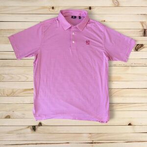 FootJoy Pink Golf Polo MJ Logo Country Club Golf Shirt XL